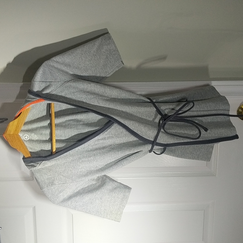Grey Crossover Hoodie